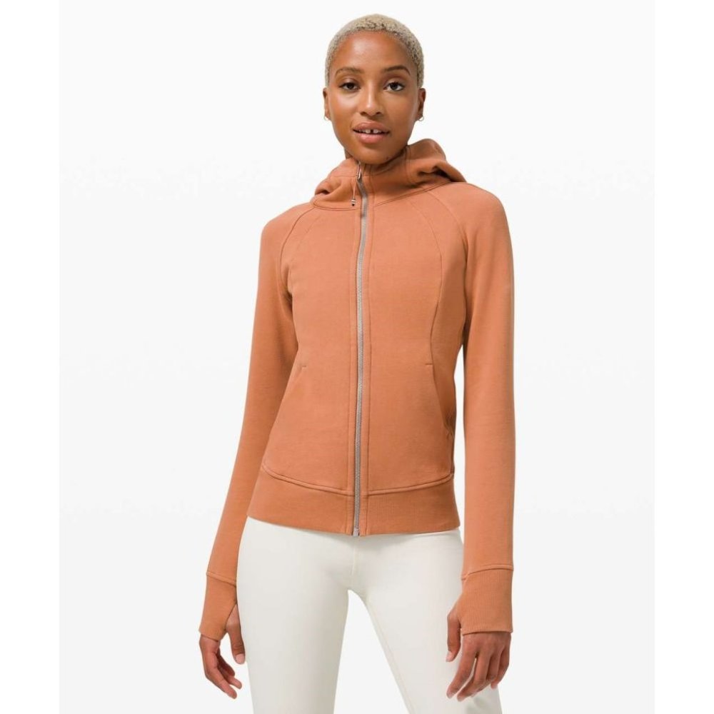 LULULEMON XL/XXL Scuba Hoodie *Light Cotton Fleece Desert Sun RARE!